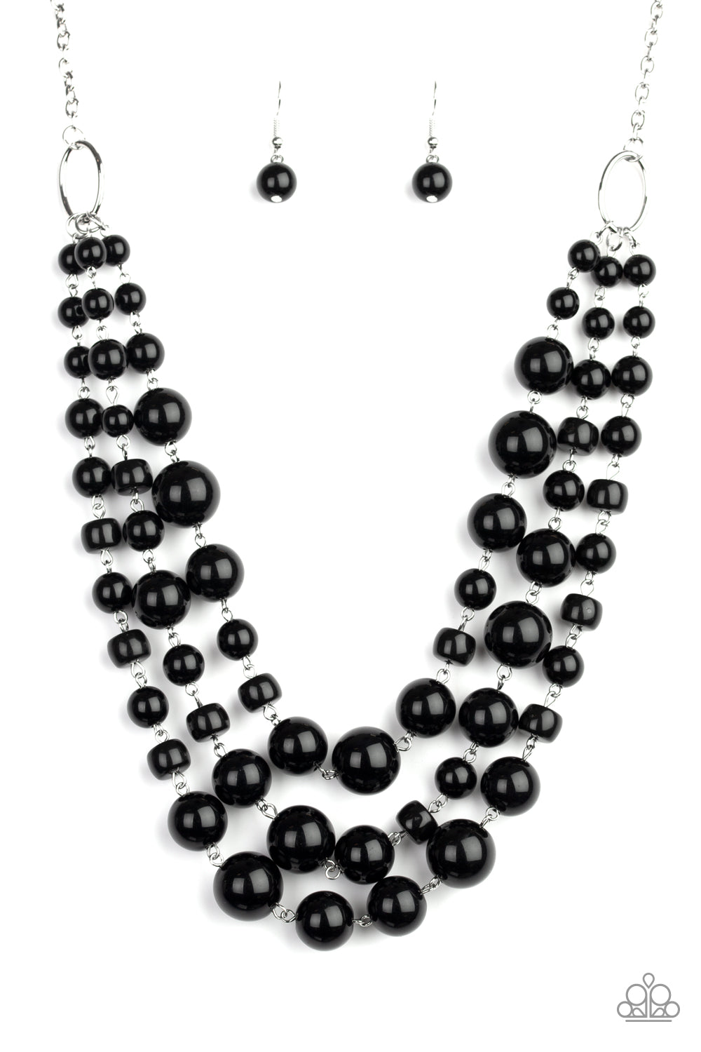 Everyone Scatter - black necklace