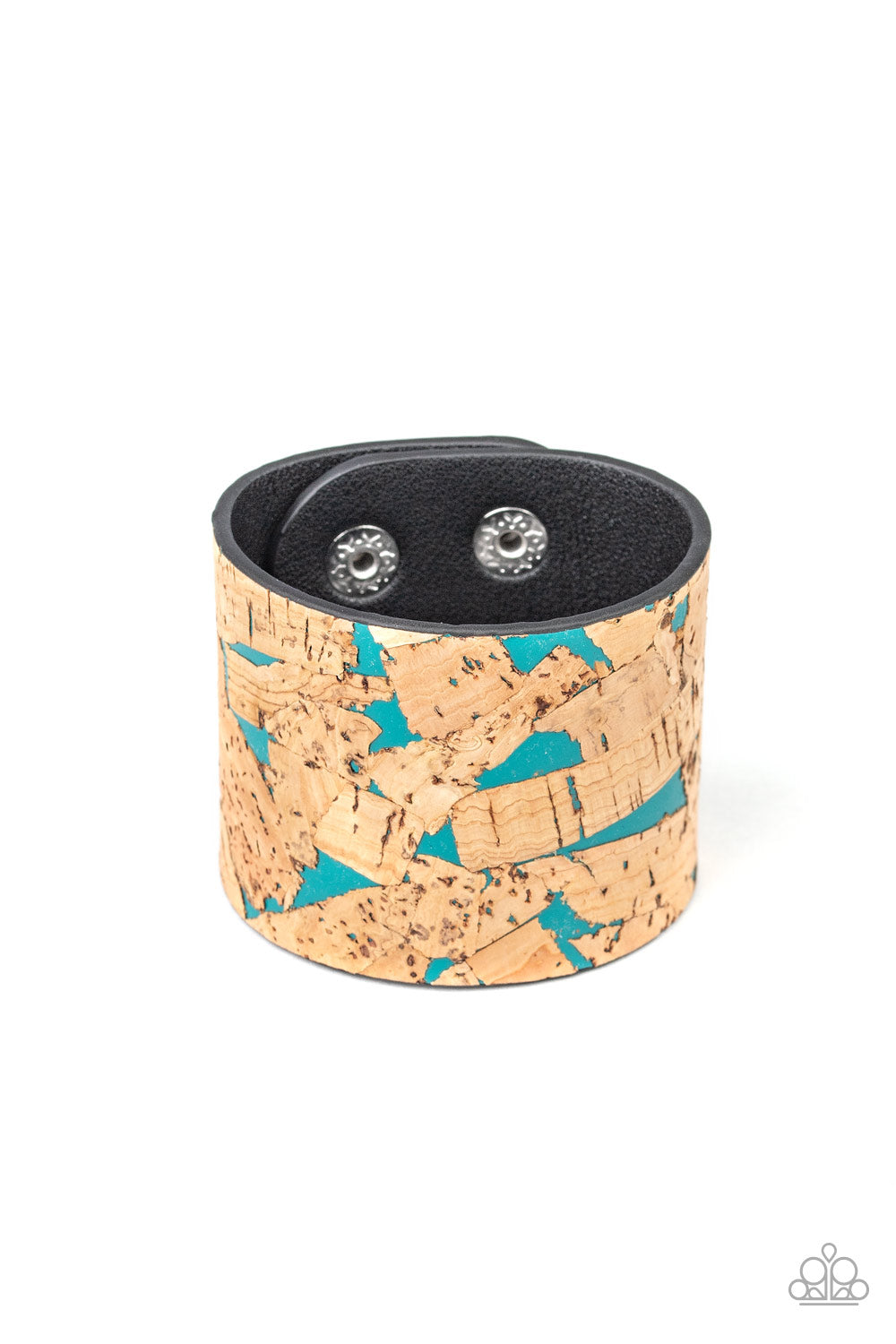 Cork Congo - Blue bracelet