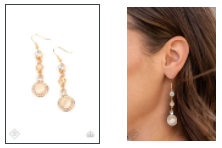 Epic Elegance - Gold Earrings June 2021 Fashion Fix - Fiercely 5th Avenue