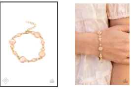 Storybook Beam - Gold Bracelet Fashion Fix June 2021 Fiercely 5th Avenue