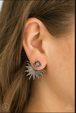 Dynamic Black Earring