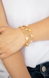 Wider Net Gold Bracelet